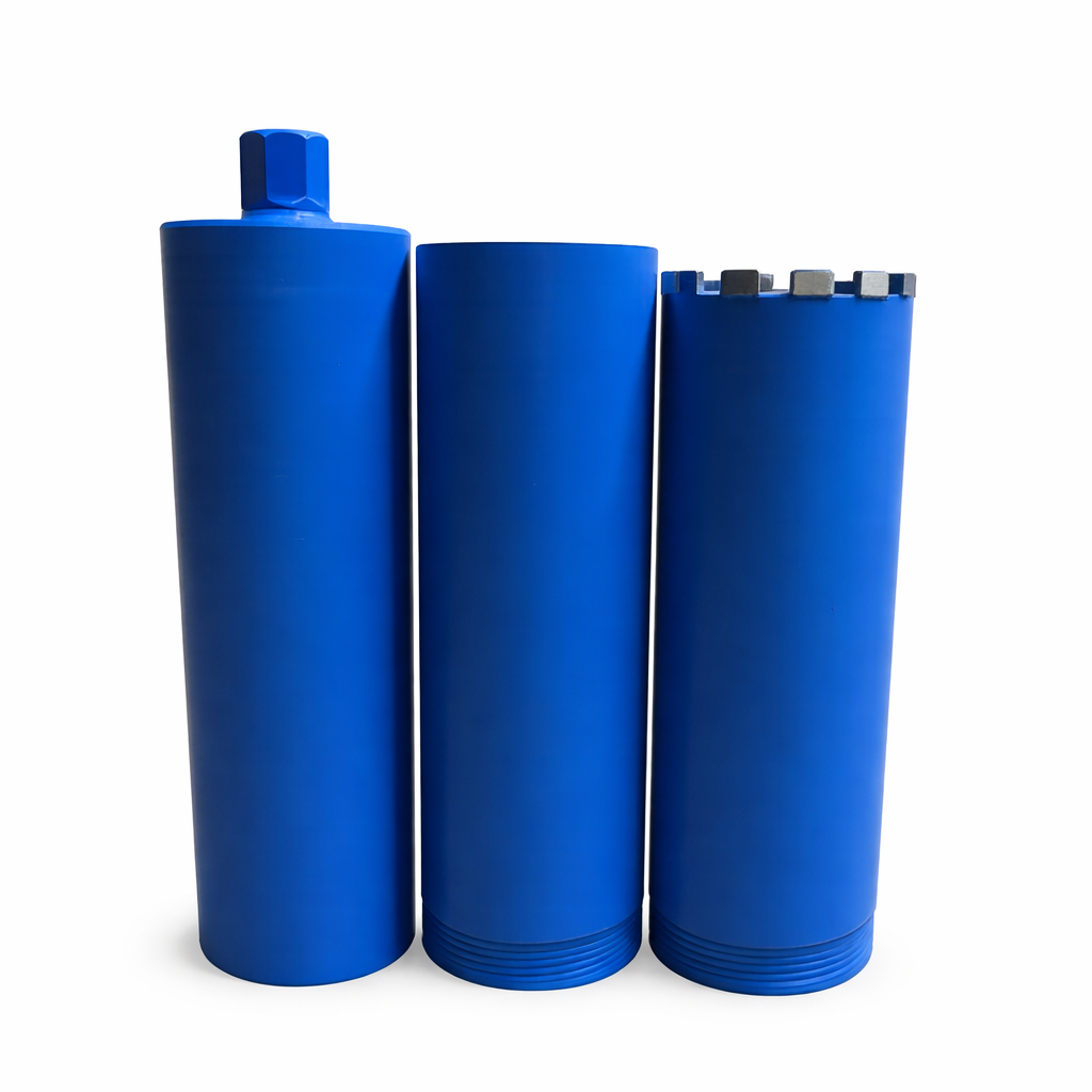 Corvex 152mm Modular Extendable Diamond Core Bit – 1 1/4" UNC Deep Coring System (1m / 1.5m / 2m)