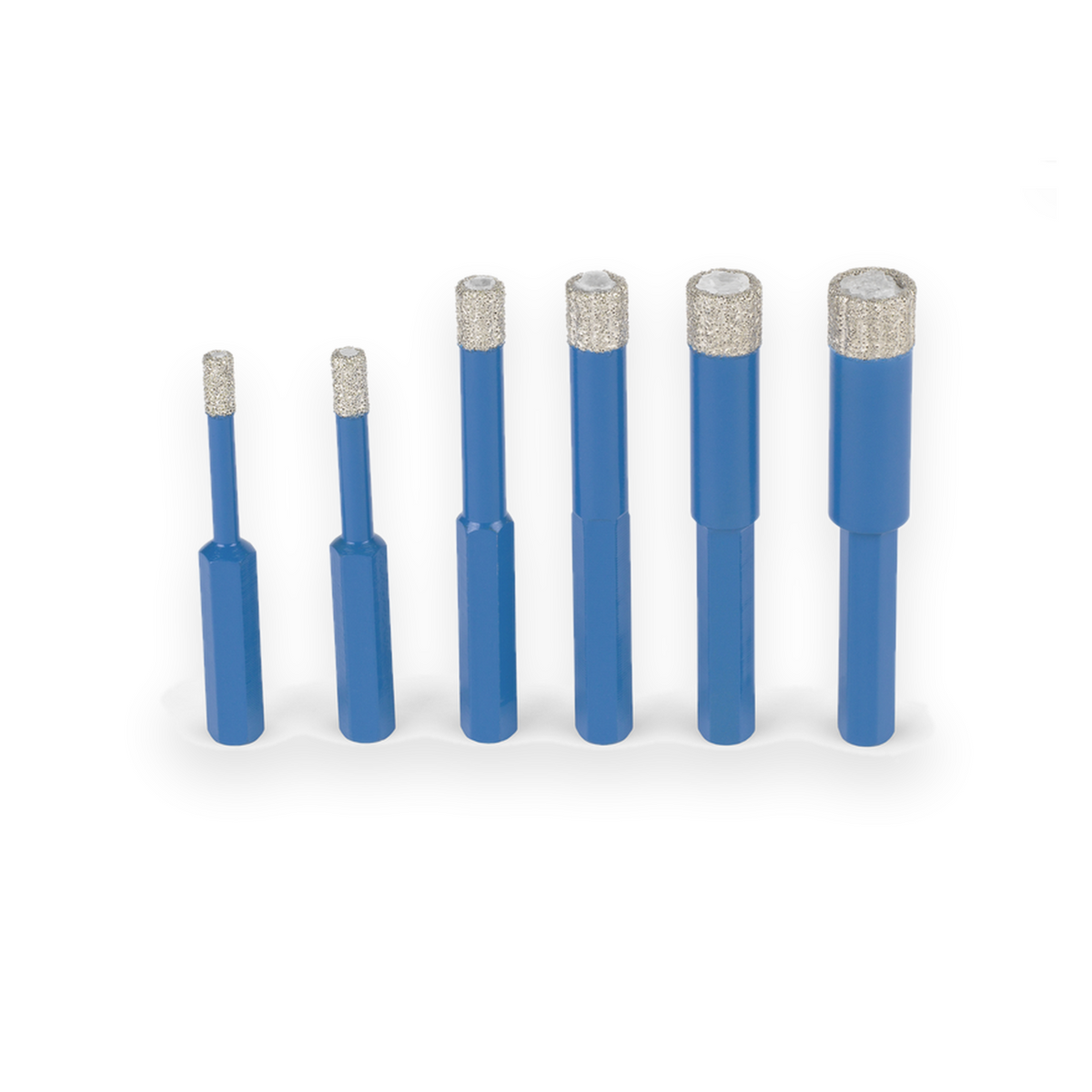 Tyrolit Diamond Tile Drill Set Hex Shank 5 14 mm Paraffin Filled