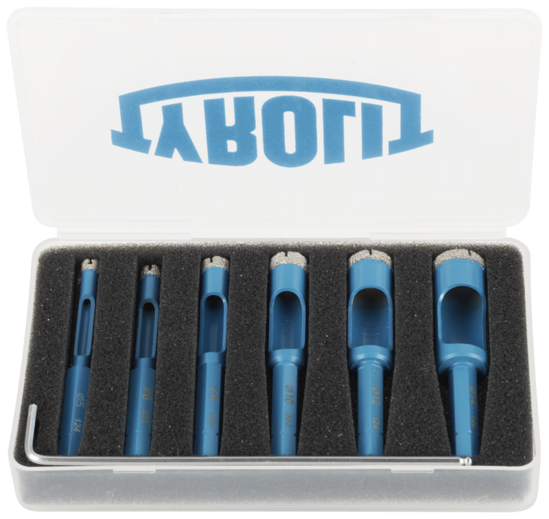 Tyrolit tile drill bit set