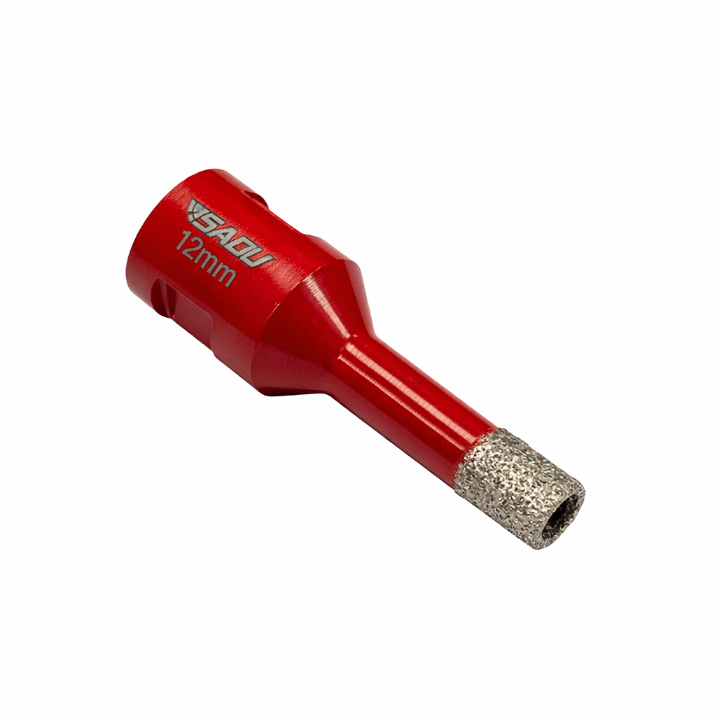 SADU Brazed Diamond Tile Drill – Dry – M14 – 60 mm length - Tile & Ceramic Drilling