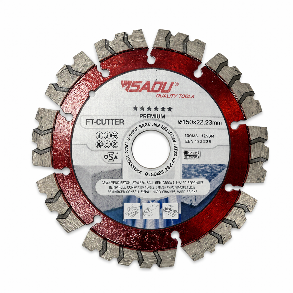 SADU Diamond Cutting Disc – FT-Cutter - 22.23 mm bore - Concrete cutting