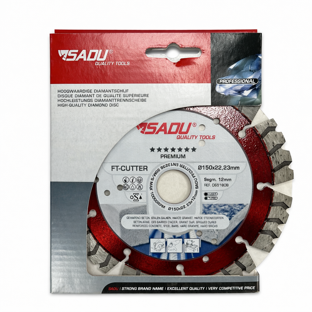 SADU Diamond Cutting Disc – FT-Cutter - 22.23 mm bore - Concrete cutting