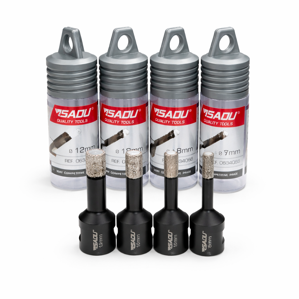 SADU Diamond Tile Drill – Liquid Wax – M14 – 65 mm length - Tile & Ceramic Drilling
