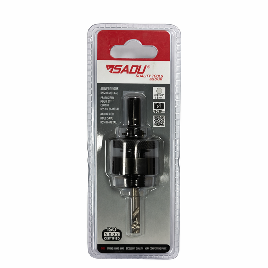 SADU Hole Saw Arbor – 3/8" Hex – 32 – 210 mm Hole Saws