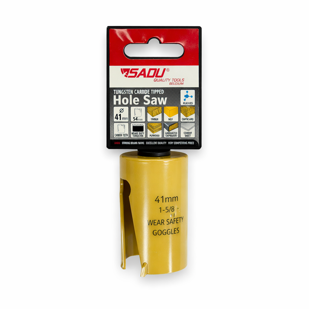 SADU TCT Carbide Hole Saw – Heavy Duty Metal & Construction Cutting