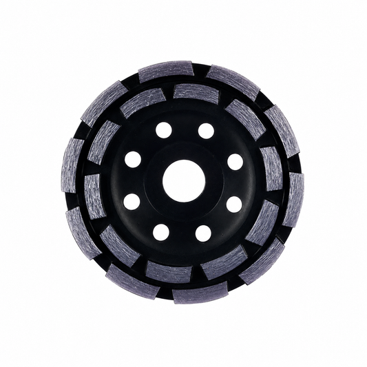 SOLGA Double - Row Diamond Cup Wheel for Concrete 22.2 mm Bore - Concrete Grinding